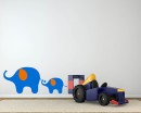 Elephants Wall Decal Animal Stickers For Nursery